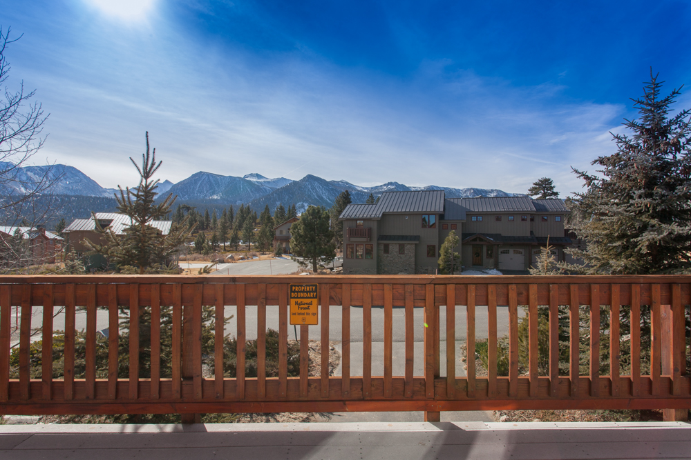 The Trails Neighborhood: Real Estate in Mammoth Lakes, CA 4 View from Wagon Wheel Road