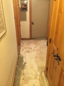 Remodel Trends: Mammoth Lakes 8 Hallway Before