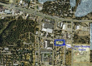 Tesla:Mammoth Lakes 5 Aerial Location