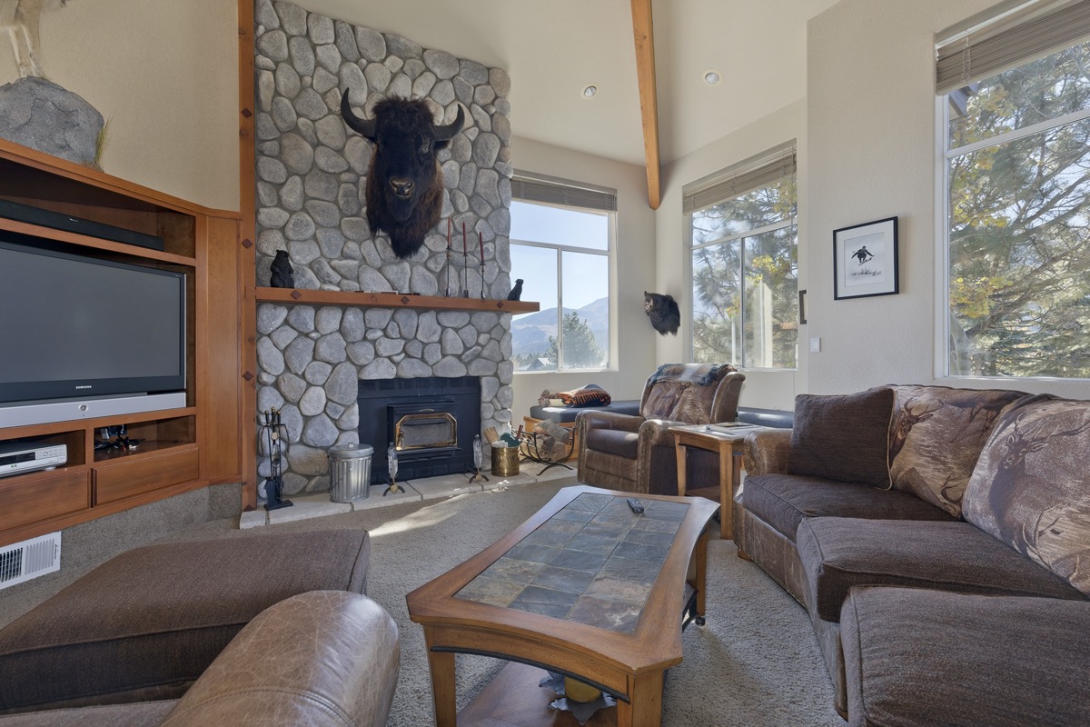 This home is centrally located in Mammoth