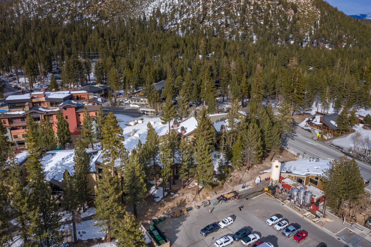Aerial Footage Village at Mammoth
