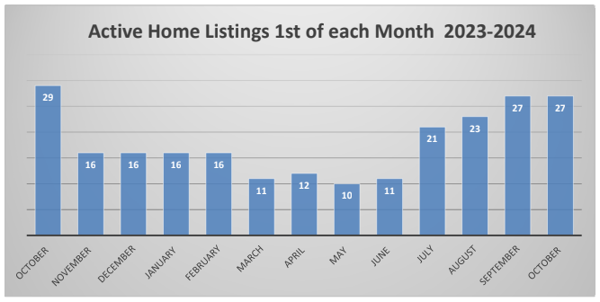 Active home listings