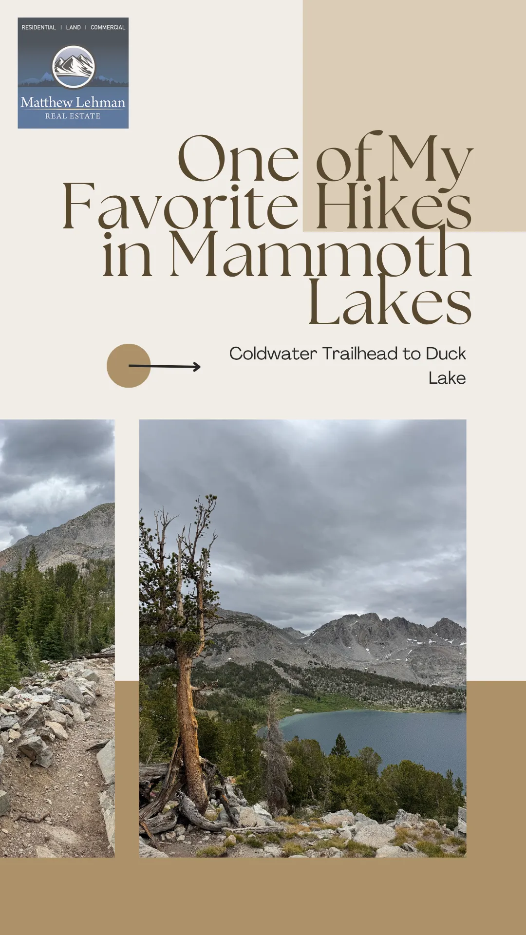 Coldwater Trailhead One of My Favorite Hikes in Mammoth Lakes: Coldwater Trailhead to Duck Lake